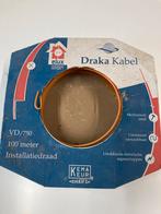Installatiedraad Oranje - 50 meter, Doe-het-zelf en Verbouw, Elektra en Kabels, Ophalen, Nieuw, Kabel of Snoer