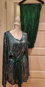 Mooie groene Oosterse verkleedset top, broek en riem unisex, Kleding | Dames, Carnavalskleding en Feestkleding, Ophalen of Verzenden