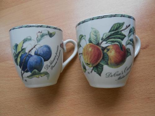 2 JBS Janneke Brinkman bekers Botania, Huis en Inrichting, Keuken | Servies, Gebruikt, Kop(pen) en/of Schotel(s), Overige stijlen