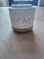 Riviera Maison windlicht wit RM, Huis en Inrichting, Ophalen, Overige materialen, Wit, Zo goed als nieuw