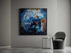 Schilderij AUTUMN WALL ART 140 bij 140 cm, Antiek en Kunst, Kunst | Schilderijen | Abstract, Ophalen