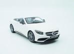 Mercedes-Benz S63 AMG cabrio Diamant wit GT spirit, Hobby en Vrije tijd, Modelauto's | 1:18, Nieuw, Overige merken, Ophalen of Verzenden