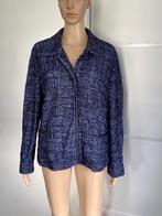 H773 Basler maat 44=L wollen jasje blazer colbert vest blauw