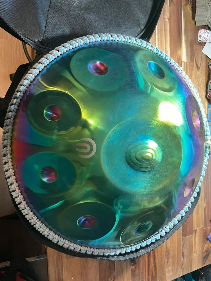 Arsha Handpan – D-Kurd / D-Mineur, Muziek en Instrumenten, Percussie, Zo goed als nieuw, Melodische percussie, Ophalen