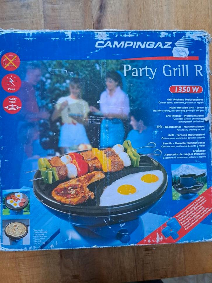 Campingaz Party Grill R - Gebruikt, Caravans en Kamperen, Kampeeraccessoires, Gebruikt, Ophalen of Verzenden