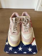 Sneakers Dames Autry wit met roze, mid hoog, maat 39,5, Ophalen, Sneakers of Gympen, Autry, Roze