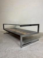 Belarti Salontafel Vintage Design Artdeco retro, Gebruikt, Geen, Glas, 75 cm of meer