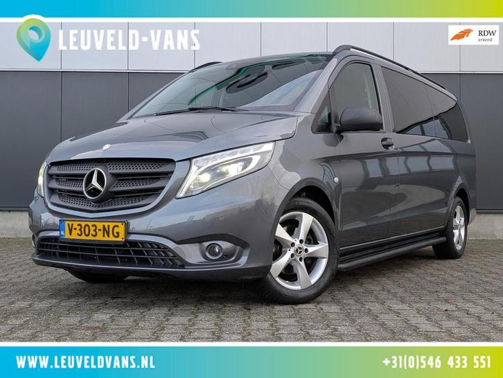 Mercedes-Benz Vito 116 CDI AUT EXTRA LANG LED DUBBELE CABINE, Auto's, Bestelauto's, Bedrijf, Te koop, ABS, Achteruitrijcamera