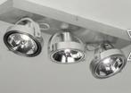 Industriële LED 3 lichts spot aluminium (RietveldSliedrecht), Huis en Inrichting, Nieuw, Led, Ophalen of Verzenden, Metaal of Aluminium