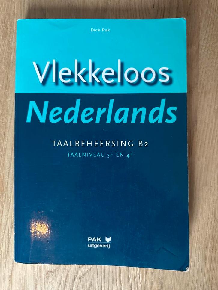 Vlekkeloos Nederlands - Taalbeheersing B2, Boeken, Studieboeken en Cursussen, Zo goed als nieuw, MBO, Alpha, Ophalen