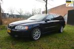 Volvo V70 2.0T Edition Sport*automaat*airco*cruise*navi*leer, Auto's, Gebruikt, 1984 cc, Blauw, 1600 kg