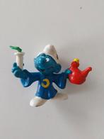 Wizard with Candle & Teapot (Schleich 1980), Verzamelen, Smurfen, Ophalen of Verzenden, Gebruikt, Poppetje, Figuurtje of Knuffel