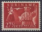 Suriname Luchtpost 31 ongebruikt Amsterdam-Paramaribo 1949, Verzenden, Postfris