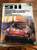 Porsche 911 poster wereldkampioenschap  1966, Ophalen of Verzenden, Gebruikt, A1 t/m A3, Rechthoekig Staand