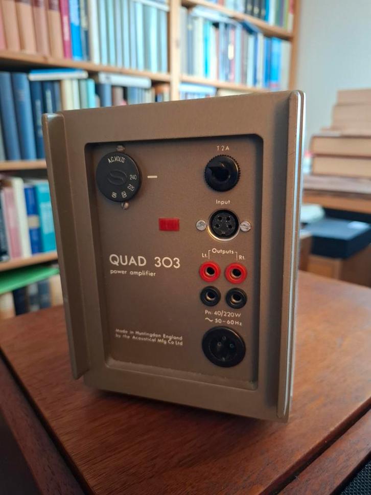 Quad 303 Eindversterker - Gereviseerd Quadrevisie in 2021, Audio, Tv en Foto, Versterkers en Receivers, Ophalen of Verzenden