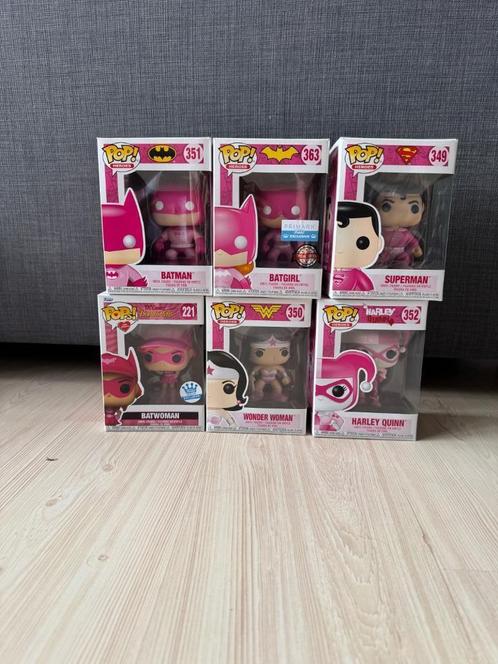 DC Funko POP! Heroes Collection – Pink Set, Exclusives, Batm, Verzamelen, Poppetjes en Figuurtjes, Zo goed als nieuw, Ophalen of Verzenden