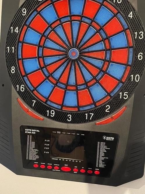 KOTO Royal Star 315 Elektronisch Dartbord – 48 spellen, 315, Sport en Fitness, Overige Sport en Fitness, Zo goed als nieuw, Ophalen of Verzenden