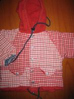 Rood jasje, 80, Prenatal, Kinderen en Baby's, Babykleding | Maat 80, Ophalen of Verzenden, Zo goed als nieuw, Meisje, Jasje
