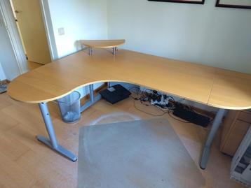 Ikea Galant beuken bureau - afbeelding 2