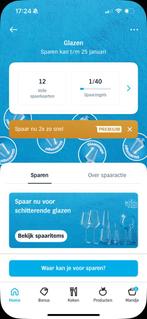 Volle spaarkaarten AH Glazen Zegels - €2,- per volle kaart, Hobby en Vrije tijd, Spaarzegeltjes, Ophalen of Verzenden