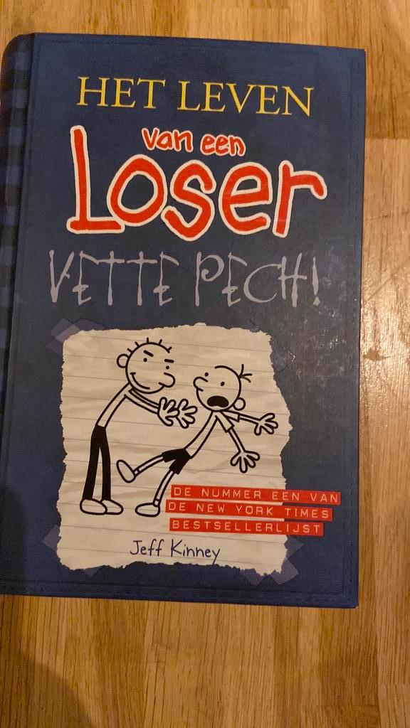 Jeff Kinney - Vette pech!, Boeken, Kinderboeken | Jeugd | 10 tot 12 jaar, Zo goed als nieuw, Ophalen of Verzenden