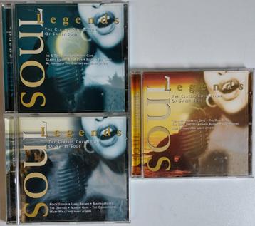 3CD boxset Soul Legends (1999 MasterTone Multimedia) beschikbaar voor biedingen
