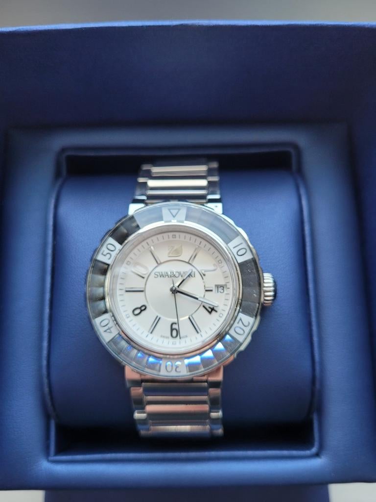 Swarovski unisex horloge - Staal - Met Strass, Staal, Staal, Polshorloge, Swatch