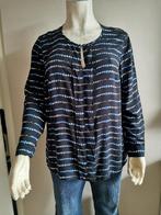 125 .. zgan shirt van ulla popken maat 46 - 48, Kleding | Dames, Grote Maten, Blauw, Ulla Popken, Zo goed als nieuw, Shirt of Top