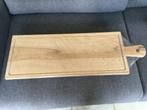 Nieuwe beukenhouten borrelplank/ 60 bij 25 met receptenboek, Huis en Inrichting, Ophalen of Verzenden, Zo goed als nieuw