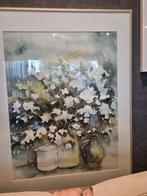 Aquarel Stilleven met Bloemen, Ophalen of Verzenden