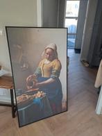 Melkmeisje canvas schilderij leen bakker, Ophalen, Zo goed als nieuw, Schilderij
