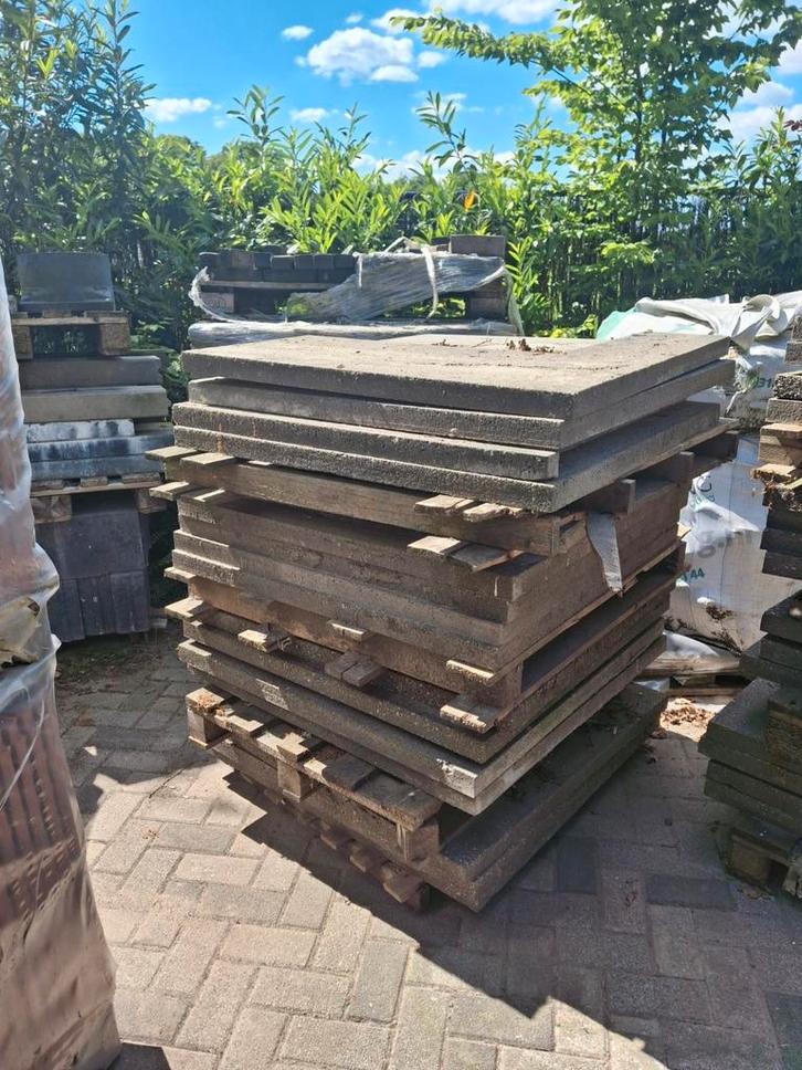 Restpartij tuintegels | verschillende soorten en maten., Tuin en Terras, Tegels en Klinkers, Zo goed als nieuw, Terrastegels, Beton