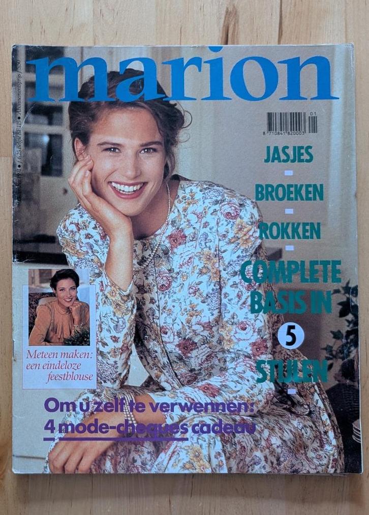 Marion mode nr 11 november 1991, Hobby en Vrije tijd, Kledingpatronen, Gebruikt, Vrouw, Marion, Ophalen of Verzenden