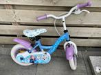 Disney Frozen 2 Kinderfiets - Meisjes - 12 inch Blauw/Paars, Fietsen en Brommers, Fietsen | Kinderfietsjes, Ophalen, Zo goed als nieuw