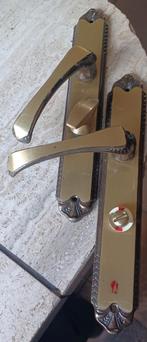 Wc deurklink, Ophalen of Verzenden, Zo goed als nieuw, Koper of Messing, Klink of Kruk