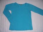 Leuk blauw shirt / longsleeve maat 152/158, Meisje, Gebruikt, Ophalen of Verzenden, Shirt of Longsleeve