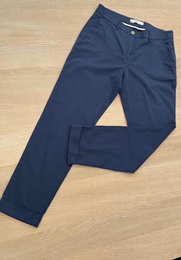 Dunne blauwe Brax zomerbroek, 7/8 chino, type Maron, maat 38 beschikbaar voor biedingen