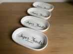 4 stuks RIVIERA MAISON “SUPER FOODS PLATES”, Huis en Inrichting, Keuken | Servies, Nieuw, Ophalen of Verzenden, Schaal of Schalen