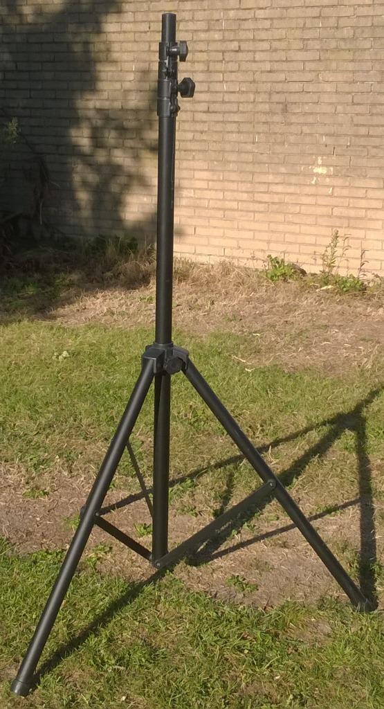 Lichtstatief uitschuifbaar, 4 meter, Muziek en Instrumenten, Standaards, Zo goed als nieuw, Instrumentstandaard, Licht of Laser