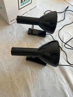 Zwarte Wandlampen - Set van 2, Ophalen, Gebruikt, Metaal