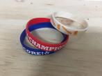 Armband voetbal Nederlands eftal rood wit blauw oranje , Verzenden, Nieuw, Oranje, Zilver