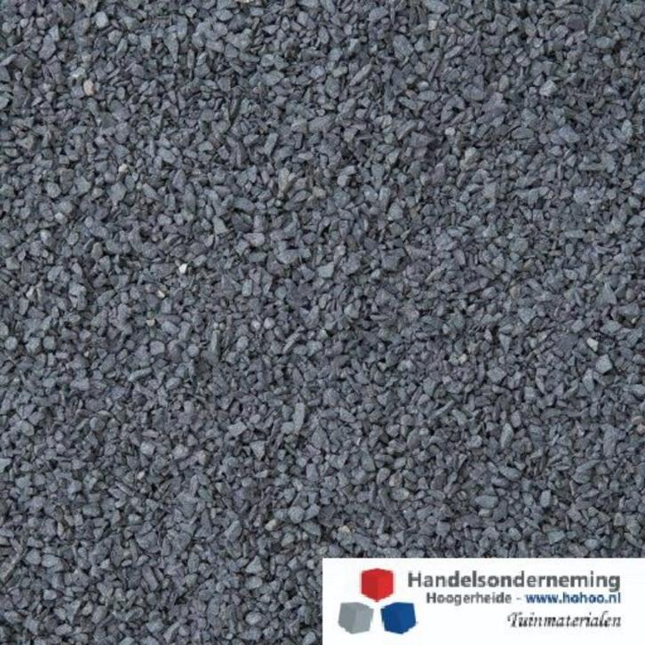 Basalt inveeg split grof keien kasseien kinderkoppen invegen, Tuin en Terras, Grind, Keien en Split, Nieuw, Split, Antraciet, Overige materialen