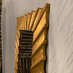 Stoere Spiegel – houten lijst Goud - 180 x 80 cm -TTM Wonen, Www.ttmwonen.nl, Nieuw, Ophalen of Verzenden, Info@ttmwonen.nl