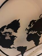 Wereldkaart Muurdecoratie - Stijlvol en Modern, Sieraden, Tassen en Uiterlijk, Broches, Overige materialen, Zwart, Nieuw, Ophalen