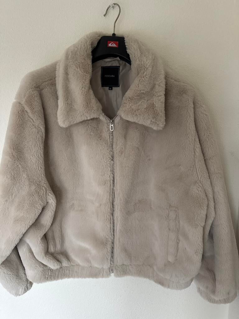 Nieuw Bontjasje Roomwit/Beige - Maat XXL, Beige, Maat 46/48 (XL) of groter, Nieuw, Ophalen of Verzenden