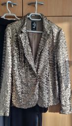 Jasje met gouden pailletten maat 42 Superstar, Overige kleuren, Maat 42/44 (L), Ophalen of Verzenden, Zo goed als nieuw