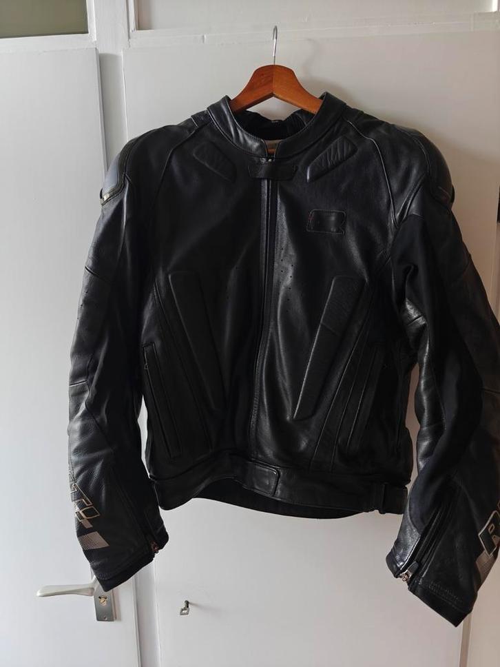Leren motorjas Rev'it!, maat 56, heren incl. rugprotector, Motoren, Kleding | Motorkleding, Jas | leer, Heren, Tweedehands, Ophalen of Verzenden