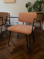 4 oud roze eetkamerstoelen Nous Living te koop, Huis en Inrichting, Stoelen, Ophalen, Gebruikt, Overige kleuren, Metaal
