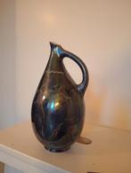 Vintage iriserende vaas, Ophalen of Verzenden, Gebruikt, Glas, Minder dan 50 cm