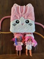 Rugzak met 2 poppen en accessoires, Ophalen of Verzenden, Zo goed als nieuw, Overige typen